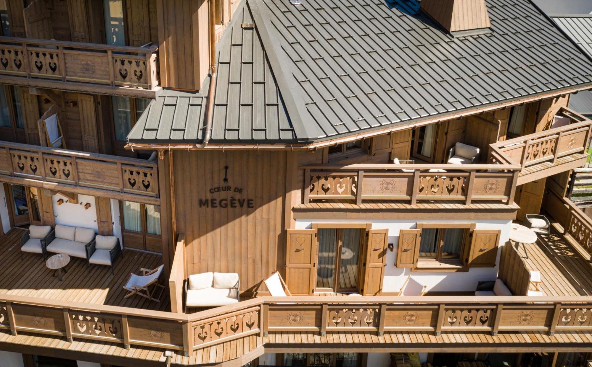 Hotel Coeur De Megève Exterior foto
