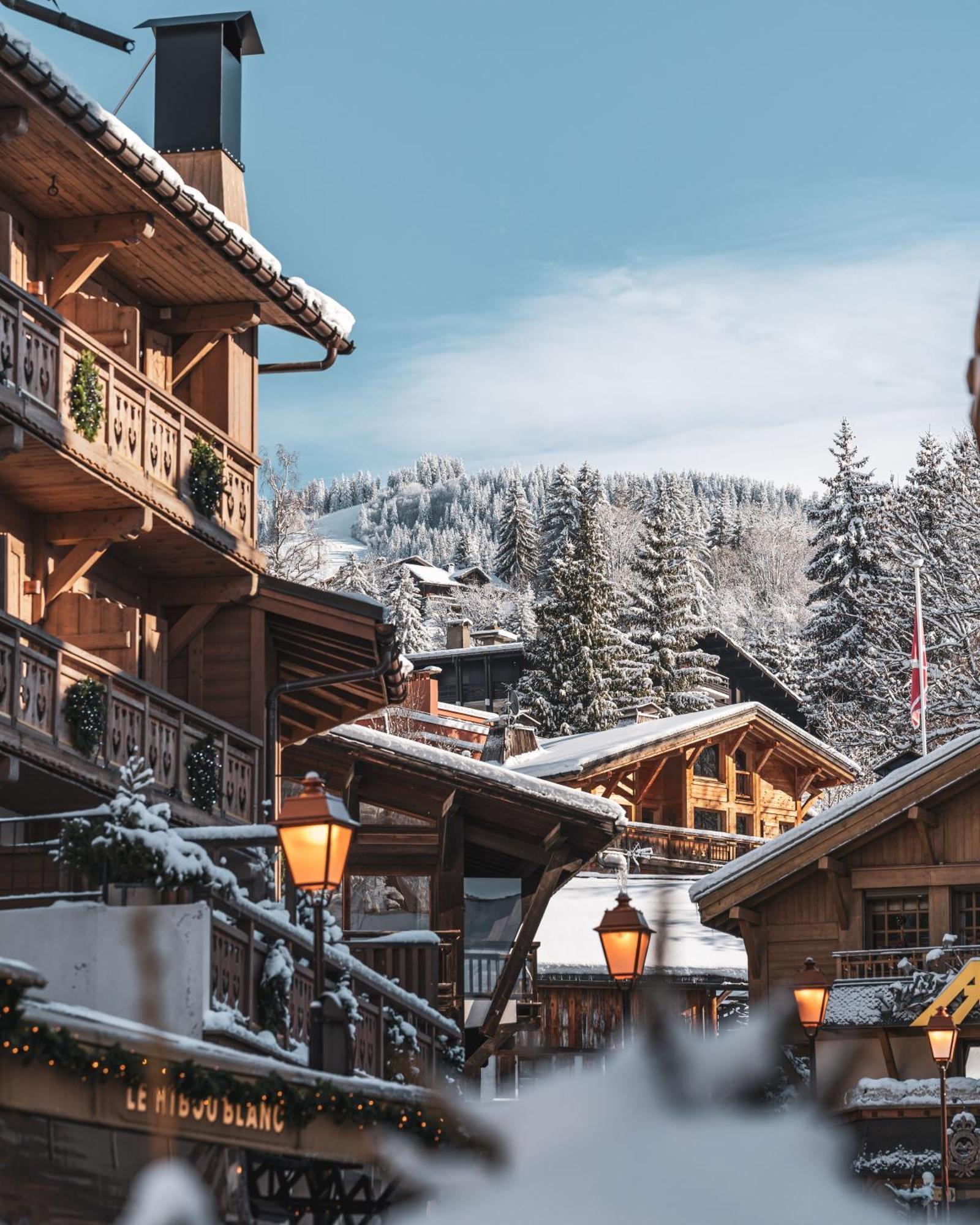 Hotel Coeur De Megève Exterior foto